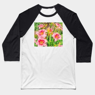 Summer lilies at Heritage Gardens Baseball T-Shirt